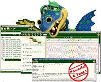 DNA Dragon - DNA sequence contig assembly software
